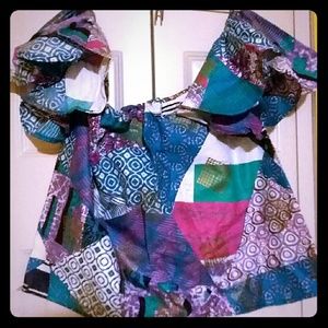 African Print Ankara Top